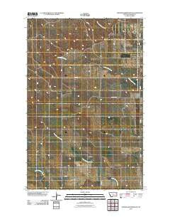 Johnson Reservoir NE Montana Historical topographic map, 1:24000 scale, 7.5 X 7.5 Minute, Year 2011