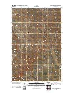 Johnson Reservoir NW Montana Historical topographic map, 1:24000 scale, 7.5 X 7.5 Minute, Year 2011