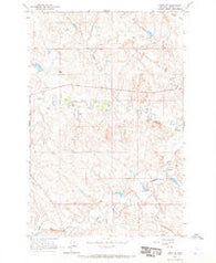 Jordan SE Montana Historical topographic map, 1:24000 scale, 7.5 X 7.5 Minute, Year 1964