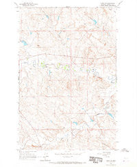Jordan SE Montana Historical topographic map, 1:24000 scale, 7.5 X 7.5 Minute, Year 1964