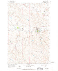 Jordan Montana Historical topographic map, 1:24000 scale, 7.5 X 7.5 Minute, Year 1964