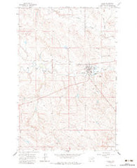 Jordan Montana Historical topographic map, 1:24000 scale, 7.5 X 7.5 Minute, Year 1964