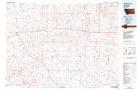 Jordan Montana Historical topographic map, 1:100000 scale, 30 X 60 Minute, Year 1983