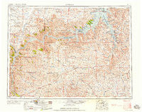 Jordan Montana Historical topographic map, 1:250000 scale, 1 X 2 Degree, Year 1958
