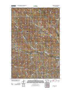 Jordan NE Montana Historical topographic map, 1:24000 scale, 7.5 X 7.5 Minute, Year 2011