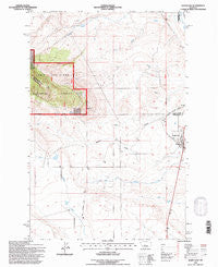 Judith Gap Montana Historical topographic map, 1:24000 scale, 7.5 X 7.5 Minute, Year 1995