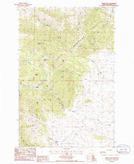 Judith Peak Montana Historical topographic map, 1:24000 scale, 7.5 X 7.5 Minute, Year 1985