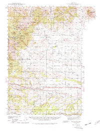 Judith Peak Montana Historical topographic map, 1:62500 scale, 15 X 15 Minute, Year 1941