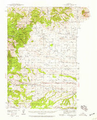 Judith Peak Montana Historical topographic map, 1:62500 scale, 15 X 15 Minute, Year 1941