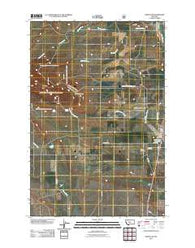 Judith Gap Montana Historical topographic map, 1:24000 scale, 7.5 X 7.5 Minute, Year 2011