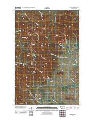 Judith Peak Montana Historical topographic map, 1:24000 scale, 7.5 X 7.5 Minute, Year 2011