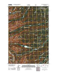 Jumbo Mountain Montana Historical topographic map, 1:24000 scale, 7.5 X 7.5 Minute, Year 2011