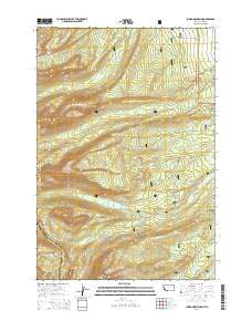 Jumbo Mountain Montana Current topographic map, 1:24000 scale, 7.5 X 7.5 Minute, Year 2014