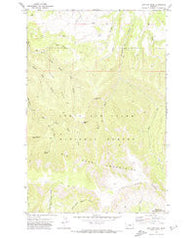 Jump Off Peak Montana Historical topographic map, 1:24000 scale, 7.5 X 7.5 Minute, Year 1970
