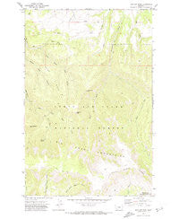 Jump Off Peak Montana Historical topographic map, 1:24000 scale, 7.5 X 7.5 Minute, Year 1970