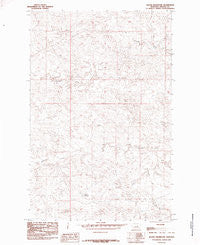 Kachia Reservoir Montana Historical topographic map, 1:24000 scale, 7.5 X 7.5 Minute, Year 1985
