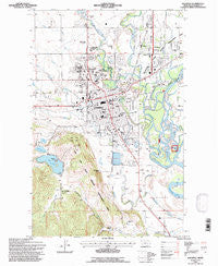 Kalispell Montana Historical topographic map, 1:24000 scale, 7.5 X 7.5 Minute, Year 1994