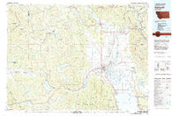Kalispell Montana Historical topographic map, 1:100000 scale, 30 X 60 Minute, Year 1981