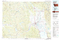 Kalispell Montana Historical topographic map, 1:100000 scale, 30 X 60 Minute, Year 1981