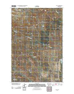 Kelley Montana Historical topographic map, 1:24000 scale, 7.5 X 7.5 Minute, Year 2011