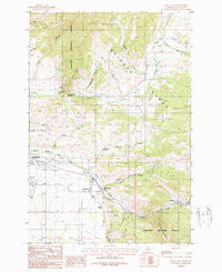 Kelly Creek Montana Historical topographic map, 1:24000 scale, 7.5 X 7.5 Minute, Year 1987