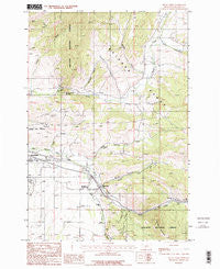 Kelly Creek Montana Historical topographic map, 1:24000 scale, 7.5 X 7.5 Minute, Year 1987