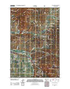 Kelly Creek Montana Historical topographic map, 1:24000 scale, 7.5 X 7.5 Minute, Year 2011