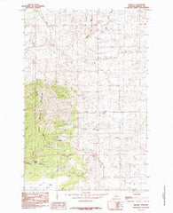 Kendall Montana Historical topographic map, 1:24000 scale, 7.5 X 7.5 Minute, Year 1985