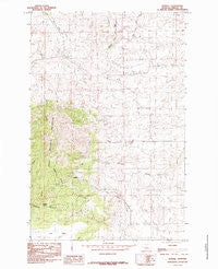 Kendall Montana Historical topographic map, 1:24000 scale, 7.5 X 7.5 Minute, Year 1985