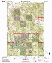 Kenelty Mountain Montana Historical topographic map, 1:24000 scale, 7.5 X 7.5 Minute, Year 1997