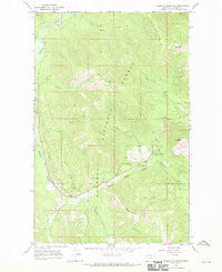 Kenelty Mountain Montana Historical topographic map, 1:24000 scale, 7.5 X 7.5 Minute, Year 1966