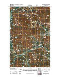 Kenelty Mountain Montana Historical topographic map, 1:24000 scale, 7.5 X 7.5 Minute, Year 2011