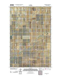 Kenilworth Montana Historical topographic map, 1:24000 scale, 7.5 X 7.5 Minute, Year 2011