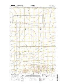Kenilworth Montana Current topographic map, 1:24000 scale, 7.5 X 7.5 Minute, Year 2014