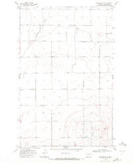 Kenilworth NE Montana Historical topographic map, 1:24000 scale, 7.5 X 7.5 Minute, Year 1969