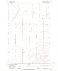 Kenilworth NE Montana Historical topographic map, 1:24000 scale, 7.5 X 7.5 Minute, Year 1969