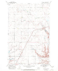 Kenilworth SW Montana Historical topographic map, 1:24000 scale, 7.5 X 7.5 Minute, Year 1969