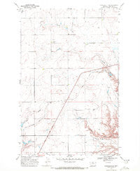 Kenilworth SW Montana Historical topographic map, 1:24000 scale, 7.5 X 7.5 Minute, Year 1969