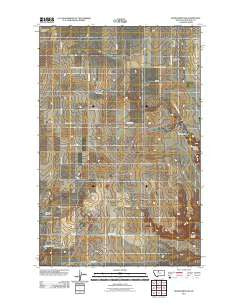 Kenilworth SW Montana Historical topographic map, 1:24000 scale, 7.5 X 7.5 Minute, Year 2011