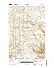 Kenilworth SW Montana Current topographic map, 1:24000 scale, 7.5 X 7.5 Minute, Year 2014