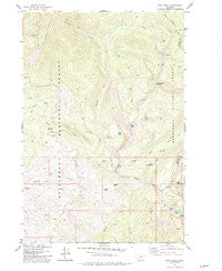 Kent Peak Montana Historical topographic map, 1:24000 scale, 7.5 X 7.5 Minute, Year 1974