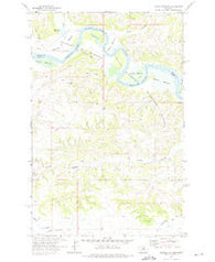 Kepple Bottoms Montana Historical topographic map, 1:24000 scale, 7.5 X 7.5 Minute, Year 1971