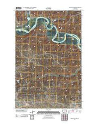 Kepple Bottoms Montana Historical topographic map, 1:24000 scale, 7.5 X 7.5 Minute, Year 2011