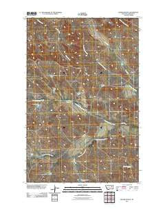 Kester School Montana Historical topographic map, 1:24000 scale, 7.5 X 7.5 Minute, Year 2011