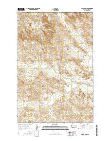 Kester School Montana Current topographic map, 1:24000 scale, 7.5 X 7.5 Minute, Year 2014