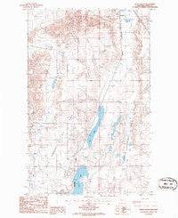 Kevin North Montana Historical topographic map, 1:24000 scale, 7.5 X 7.5 Minute, Year 1986