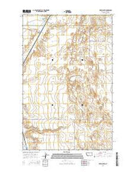 Kevin South Montana Current topographic map, 1:24000 scale, 7.5 X 7.5 Minute, Year 2014