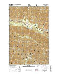 Keystone Peak Montana Current topographic map, 1:24000 scale, 7.5 X 7.5 Minute, Year 2014
