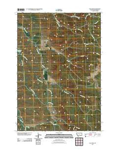 Kid Creek Montana Historical topographic map, 1:24000 scale, 7.5 X 7.5 Minute, Year 2011