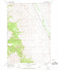 Kidd Montana Historical topographic map, 1:24000 scale, 7.5 X 7.5 Minute, Year 1965